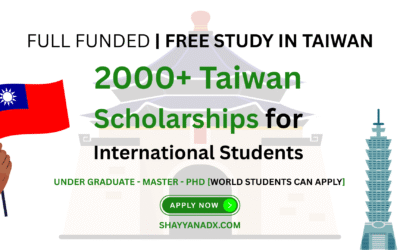 Study in Taiwan on a Fully Funded Scholarship β 2025-26 Opportunities taiwan-scholarships